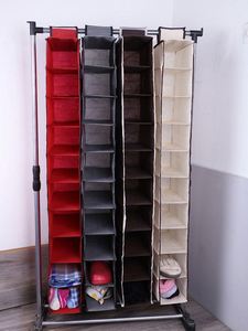 Non-woven Fabric Foldable Wardrobe Hanging Storage Bag Single Tier Multifunctional Clothing Storage <b>Shoe</b> Box Dustproof - Product Image 2