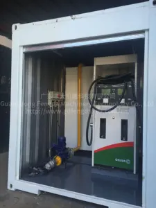 Fengda 20 м3 40 м3 мобильный портативный контейнер для заправки бензиновым топливом
