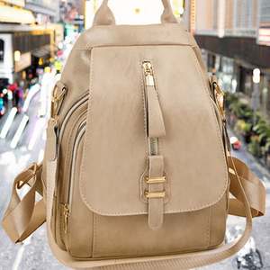 Sac à dos scolaire personnalisé avec logo, nouveau style, best-seller, sac à dos féminin moderne en cuir PU, mini sac à dos pour étudiants - Product Image 3