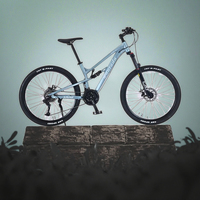Usine directe 27.5 pouces 21 vitesses vtt queue souple vélo en alliage d'aluminium vitesse Variable tout-terrain frein à disque en acier VTT