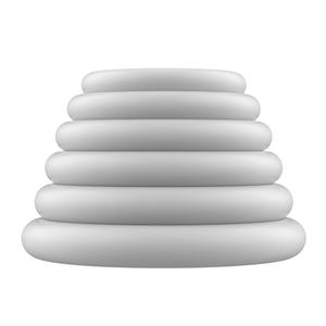 ยางดิลโด้สำหรับผู้ชายชุดแหวนซิลิโคนสำหรับอวัยวะเพศชายแบบแข็งตัวยาวขึ้น - Product Image 4