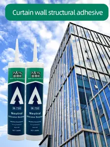Super Viscous Waterproof Neutral Silicon Weather Resistant Adhesive For Glass Aluminum Alloy Doors