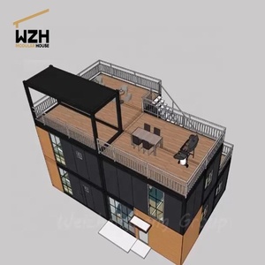 Nhà Sản Xuất Nhà Cung Cấp Di Động Nhà Container Di Động Văn Phòng Di Động Nhà Lắp Ghép Với 5 Phòng - Product Image 4