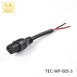 2464 22Awg 2C negro 1,0 Mm 2Pin conector macho PVC 12V 0.5A MONTAJE DE Cable impermeable cables eléctricos para dispositivos eléctricos - Product Image 2
