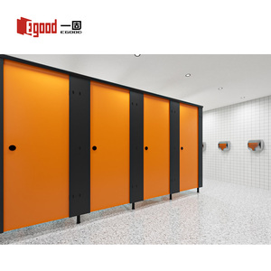 Chống cháy 12 mét HPL nhà vệ sinh <span class=keywords><strong>cubicle</strong></span> với thép không gỉ 304 phụ kiện không thấm nước Divider cho trung tâm mua sắm - Product Image 6