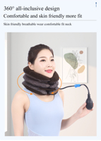 Oreiller cervical souple de civière de cou d'air gonflable pour le soulagement de la douleur Traction et appareil de correction pour la douleur de stress