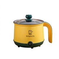 Petit appareil électroménager multifonctionnel de haute qualité, casserole électrique 1,8 L, poêle antiadhésive