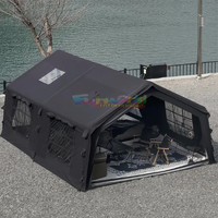 Tente d'air extérieure portative facile d'installation imperméable toutes saisons tente gonflable pour le camping de famille fait de matériel durable d'Oxford