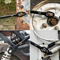 14-22/8-13 clé à bague universelle auto-serrante de 3.5mm d'épaisseur outils de réparation Double extrémité clé multifonction universelle