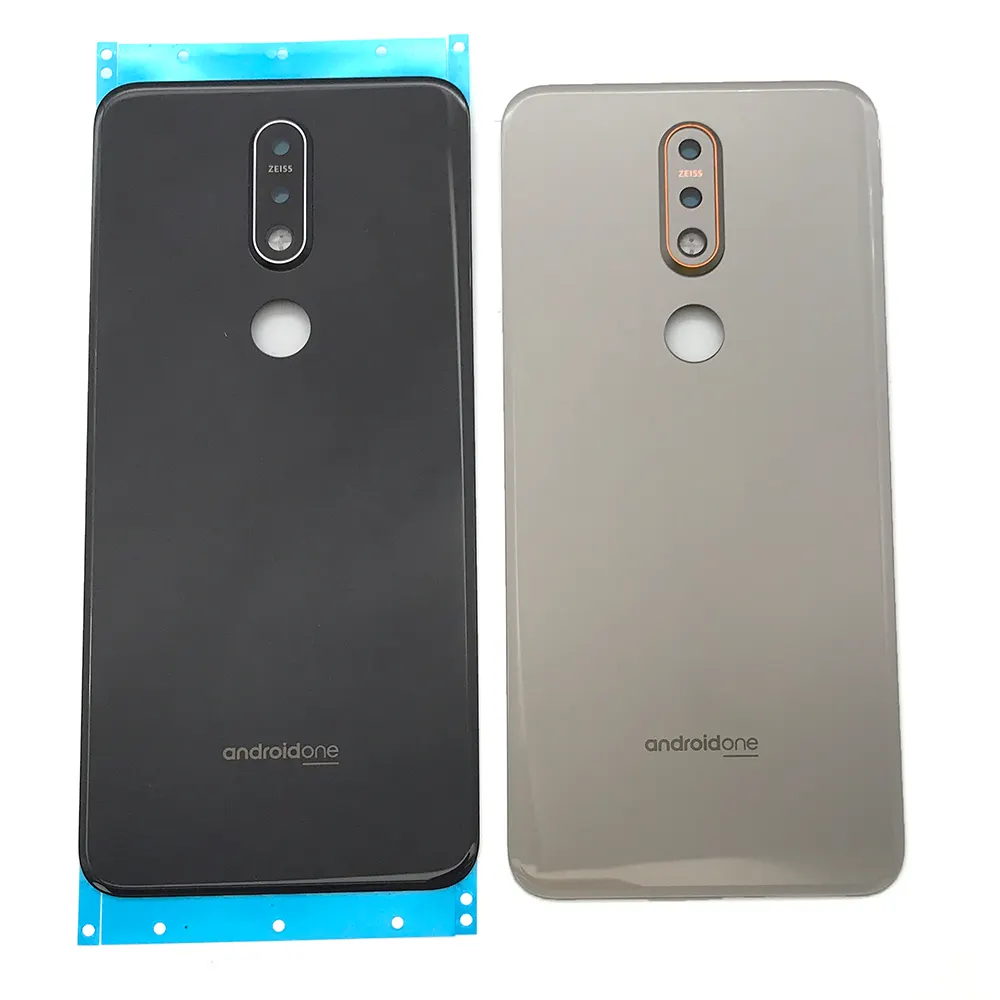 Back Cover With Camera Glass Lens For Nokia 7.1 Holder Rear Battery Door Housing With Frame Replacement Part