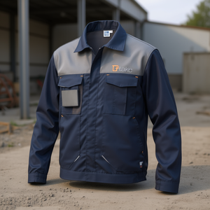 Chaqueta de Trabajo Ttake Easy, Color Gris, Talla L, Manga Larga, Estilo Utilitario - Product Image 3