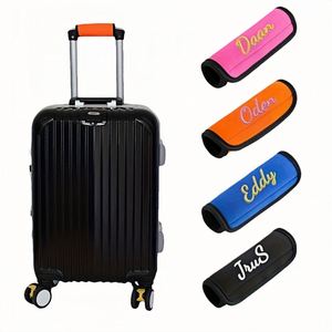 Custom Name Luggage Handle Wrap Personalised Embroidered Waterproof Polyester Multifunction Suitcase Handle Cover Handbag Grips - Product Image 2