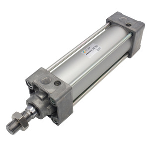 กระบอกลมมาตรฐาน Ruilang Pneumatics รุ่น Mbb Mdbb 32 40 50 63 80 100 25 50 75 100 125 1000 แบบสองทาง ตัวกระบอกทำจากอะลูมิเนียม พร้อมเกลียว - Product Image 1