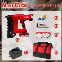 Pistolet à clous rapide NailTask 16Ga 20V à batterie lithium-ion 2.5AH sans balais pour travaux de finition du bois, rénovation et remodelage intensifs à domicile
