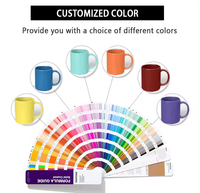 Fabricant d'usine – Tasses à café en porcelaine blanche de 11 oz avec logo personnalisé imprimé, écologiques, compatibles lave-vaisselle, pour Noël, ODM