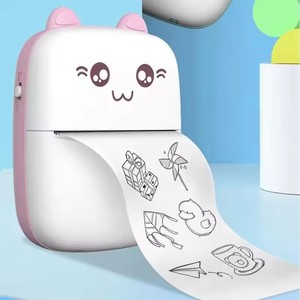 Çok Satan Mini Yazıcı Akıllı Oyuncak Termal Mürekkepsiz Taşınabilir Kablosuz Etiket Yazıcısı Mini Kullanışlı Fotoğraf Termal Yazıcısı Çocuklar İçin - Product Image 5