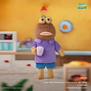 Jouets en boîte aveugle de la série Bikini Bottom Buddies PPMT 100% officiels et authentiques, figurines amusantes sur <span class=keywords><strong>le</strong></span> thème de l'océan, décoration de sac, pendentifs, poupées - Product Image 4