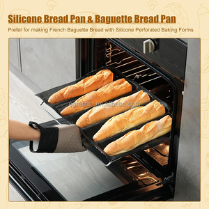 Bandeja para Hornear Baguettes de Silicona de Grado Alimenticio, Antiadherente, Reutilizable y Ecológica, con Reducción de Aranceles - Product Image 3