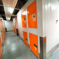 Casiers de rangement électroniques automatisés modernes avec serrures, en acier, pour bureaux, gymnases et entrepôts