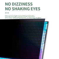 Filter Layar Privasi 3 Lapis 2.5D PET 0.42mm untuk Laptop 14 Inch, Anti-Spy, Anti-Glare, Anti-Gores, Kekerasan 2H untuk PC/Notebook