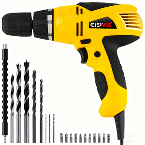 CISIVIS <span class=keywords><strong>Perceuse</strong></span> à main électrique bon marché 10mm haute puissance Tournevis électrique et <span class=keywords><strong>perceuse</strong></span> électrique à fil - Product Image 2
