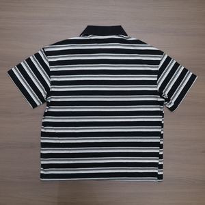 Camisetas para Hombre, Camiseta Personalizada, Estilo Urbano Vintage, Holgada, de Manga Corta, con Rayas, 100% Algodón - Product Image 3