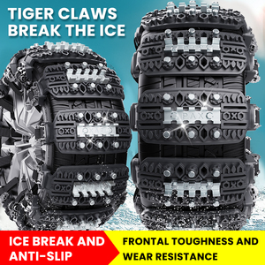 Direkt vom Hersteller: Hochwertige Anti-Rutsch-Kette, Raupenketten-Typ, Universelle Tigerkralle-Schneekette zum Eisbrechen im Winter - Product Image 5