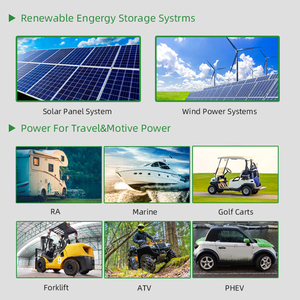 12,8 В 100 ах литий-железо-фосфатная батарея с серийной и параллельной системой для хранения солнечной энергии морской трехколесный велосипед Гольф-кар - Product Image 6