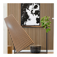 Panneaux acoustiques de plafond durables en MDF Akupanel en bois massif naturel, insonorisants, ignifuges, panneaux muraux 3D pour bureau