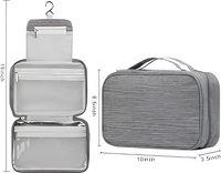 Trousse de Toilette Imperméable Suspendable pour Hommes et Femmes – Sac de Voyage Portable pour Salle de Bain et Douche