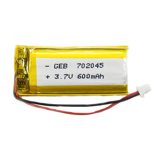 Batería Lipo Recargable 702045 de 3.7v y <span class=keywords><strong>600mAh</strong></span> para Equipo Médico - Product Image 1
