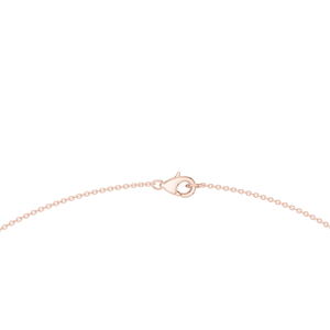 Collier classique en or rose avec diamant de laboratoire, bijoux élégants et raffinés pour femmes, idéal pour mariage, anniversaire, usage quotidien, cadeau - Product Image 4