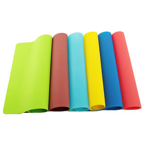 Tappetini da forno <span class=keywords><strong>in</strong></span> <span class=keywords><strong>Silicone</strong></span> di grandi dimensioni 40x30cm ad alta temperatura con cuscinetti quadrati di 5mm di spessore per il tavolo da pranzo per barbecue da cucina - Product Image 1