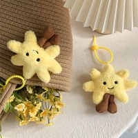 Nouveaux produits personnalisés en gros, très demandés : Mini jouet en peluche mignon en forme de tournesol, pendentif décoratif pour sac à dos