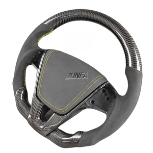 Volante de cuero personalizado <span class=keywords><strong>Volvo</strong></span> <span class=keywords><strong>C30</strong></span> S40 S60 Modificación de volante <span class=keywords><strong>deportivo</strong></span> de fibra de carbono para un rendimiento óptimo - Product Image 1