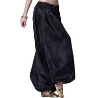 Pantalon Palazzo de célébration spirituelle, pantalon de danse de louange métallique, pantalon de danse orientale, pantalon de carnaval arabe en satin