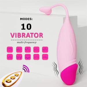 Yeni varış uzaktan kumanda titreşimli yumurta silikon kablosuz atlama yumurta kız Anal Plug vibratör erkekler için seks oyuncakları Masturbators - Product Image 4