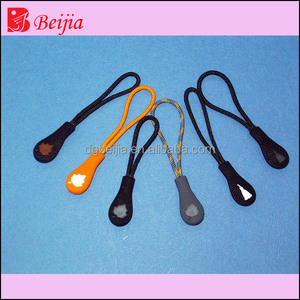 Personalizado suave Pvc Logo barato colorido Zip accesorios cuerda de goma cuerda tirador de cremallera - Product Image 6