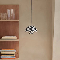 Lustre suspendu en fer au design danois moderne et minimaliste, avec LED et câble de suspension, idéal pour cafés, bars, salles à manger, chambres et bureaux.