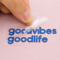 Étiquette de transfert de logo en silicone de haute qualité, personnalisée, estampée à chaud, logo de marque en relief 3D, étiquette de transfert pour vêtements