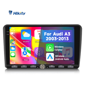 Hikity 9 pulgadas Android Car Radio para Audi A3 2003-2013 Car Stereo 4 + 64G 2 Din Wireless CarPlay/Android Auto GPS WIFI <span class=keywords><strong>Piano</strong></span> Key - Product Image 1