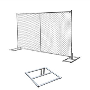 Clôture extérieure en acier Clôture temporaire galvanisée à maillons de chaîne Clôture américaine de <span class=keywords><strong>chantier</strong></span> - Product Image 1