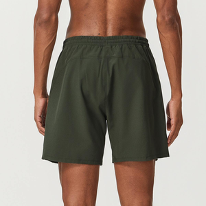 Fabricant de shorts de sport pour hommes avec logo personnalisé OEM ODM, vente en gros, shorts de course et de basketball à séchage rapide avec poches - Product Image 2