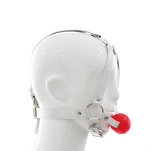 Poggiatesta in pelle personalizzato Soft Ball Gag orale per Yoga palla di ritenuta orale <span class=keywords><strong>BDSM</strong></span> giocattoli - Product Image 6