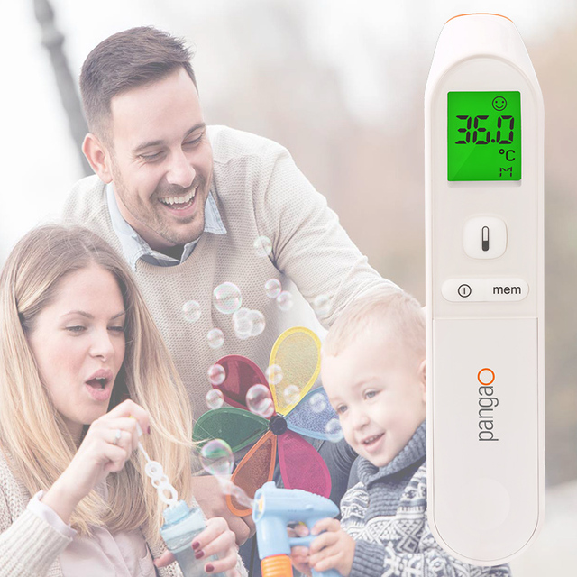 Beeps Alarm Fast Reading Non Contact Infrared Forehead Thermometer with ISO CE Standard