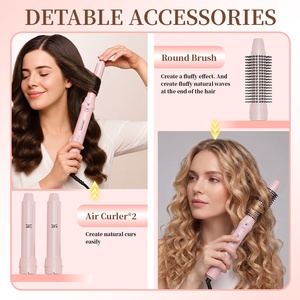 <span class=keywords><strong>Brosse</strong></span> à <span class=keywords><strong>cheveux</strong></span> rotative ionique 5 en 1, boucleur automatique, <span class=keywords><strong>brosse</strong></span> <span class=keywords><strong>soufflante</strong></span> électrique à air chaud avec moteur BLDC 1200-1500W, vente en gros - Product Image 2