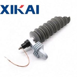 Supresor de Sobretensiones de 33kV 10kA |   Protector Contra Rayos de Alto Voltaje de Polímero con Desconectador, Cable de Tierra y Soporte de Montaje - Product Image 5