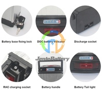 Batterie au lithium rechargeable 48v 30ah pour porte-bagages arrière