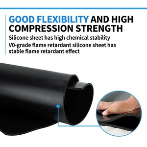 V0 Flame Retardant Food Grade <b>Silicone</b> Roll 2mm with Cutting Service for Electrical Insulation Automotive Machinery Gasket Sheet - Product Image 4