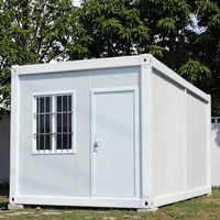 Maison de conteneur modulaire compacte en acier Assemblage rapide Conception respirante pour une utilisation extérieure moderne Petits espaces Studios Stockage